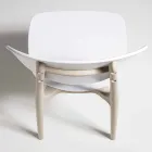 Cadeira de sala de jantar empilhável de polipropileno, 4 peças - Zagreb Viadurini