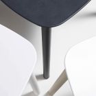 Cadeira de sala de jantar empilhável de polipropileno, 4 peças - Zagreb Viadurini