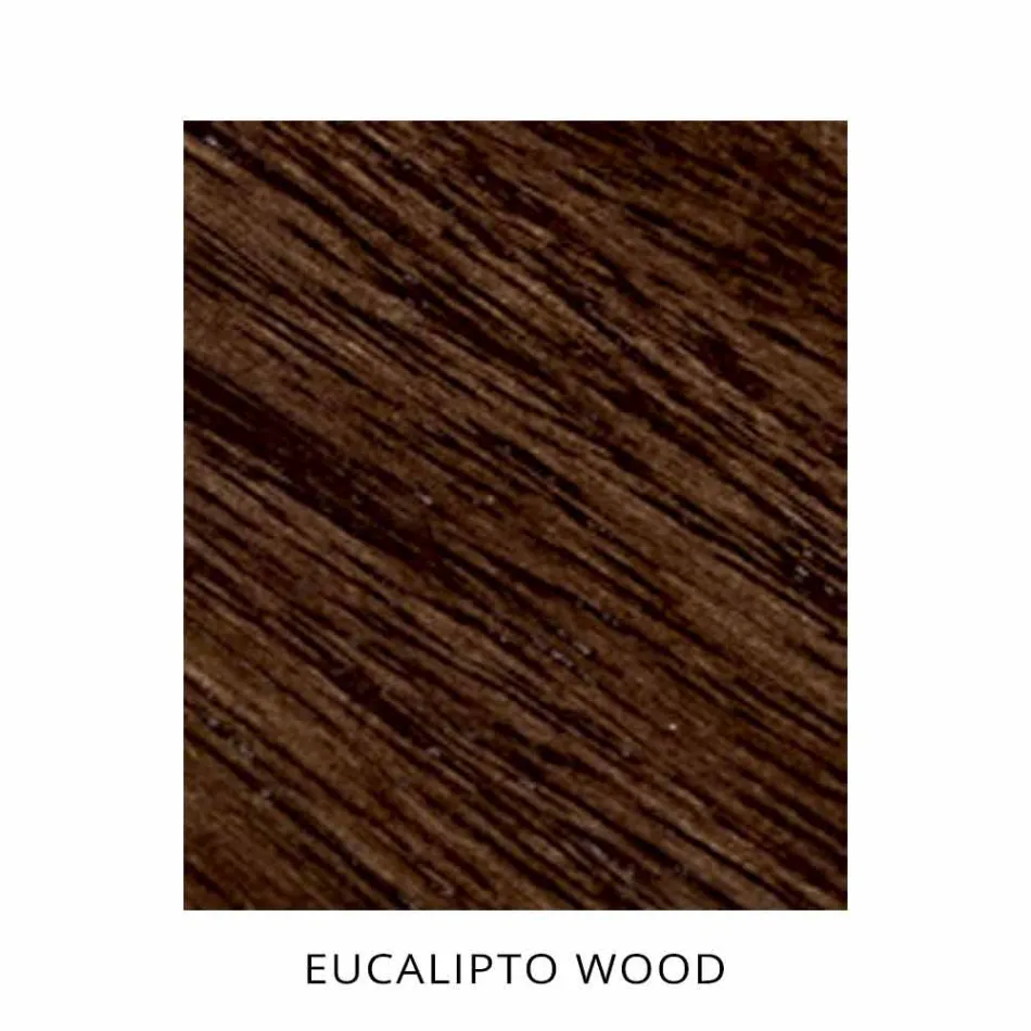 Cadeira de Tecido para Sala de Jantar com Base de Madeira Made in Italy - Coco Viadurini