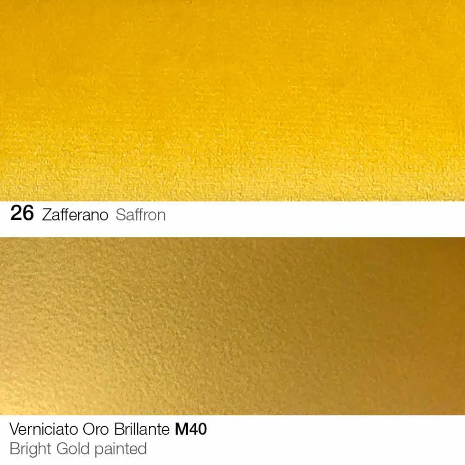 Cadeira de tecido para sala de jantar com pés dourados Made in Italy - Marchesi Viadurini