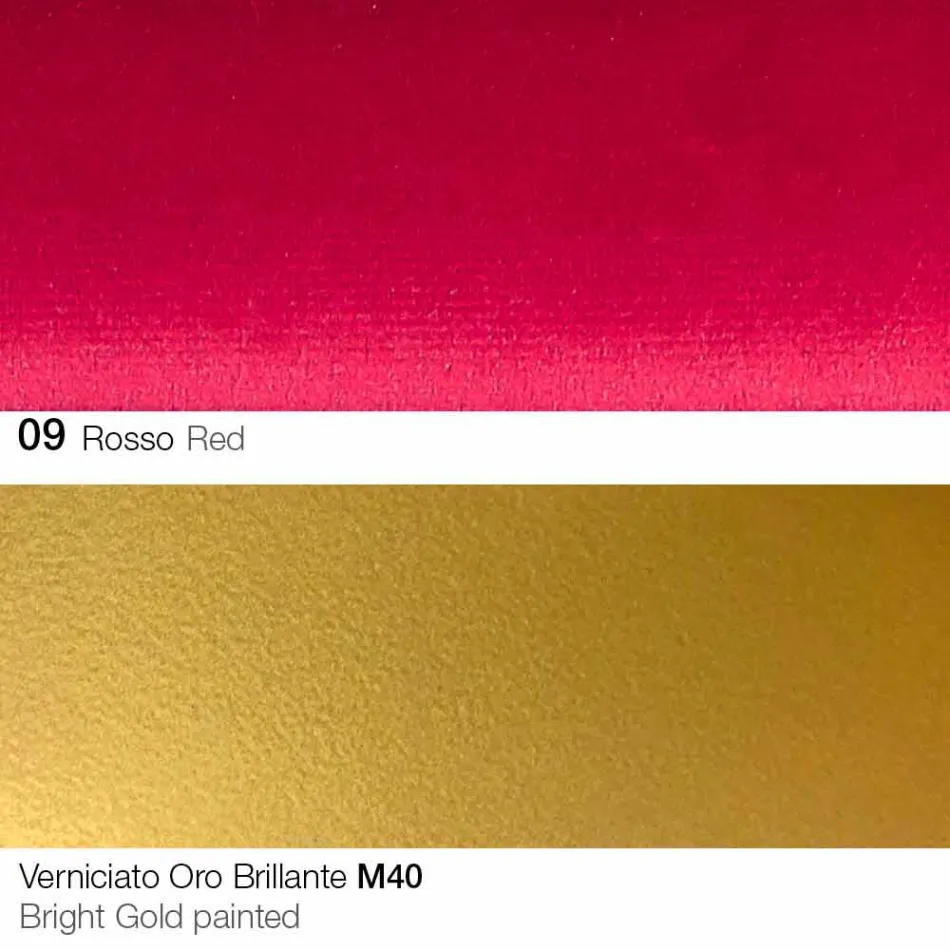 Cadeira de tecido para sala de jantar com pés dourados Made in Italy - Marchesi Viadurini