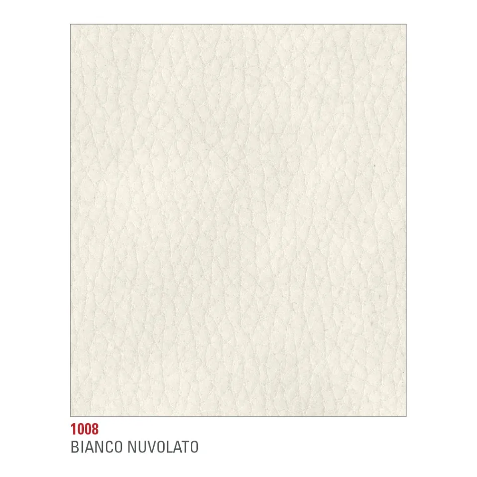 Cadeira de sala de jantar estofada em couro ecológico fabricada na Itália, 2 peças - belga Viadurini