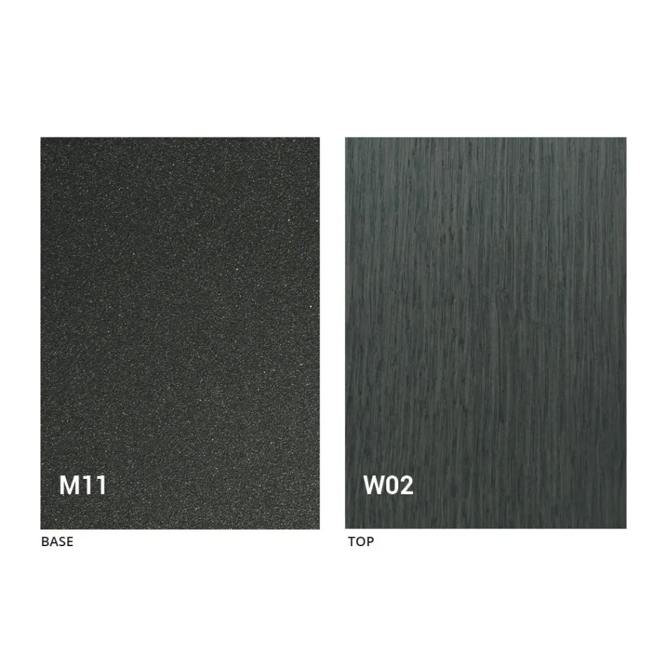 Cadeira Dobrável em Metal e Madeira de Carvalho 2 Peças Made in Italy - Roberta Viadurini