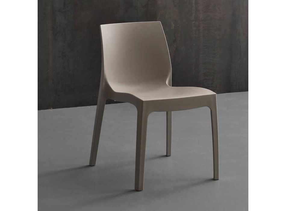 Cadeira de polipropileno de design moderno produzida na Itália Imperia Viadurini