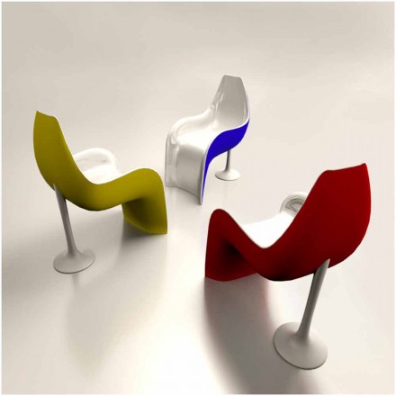 Cadeira / Poltrona Design em Adamantx® Helled Made in Italy Viadurini