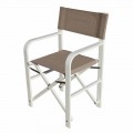Cadeira do diretor de lona dobrável, feita na Itália, 2 peças - Susy