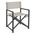 Cadeira de diretor de jardim de design moderno em alumínio para exterior - Cameo