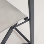 Cadeira Diretora de Jardim de Design Moderno em Alumínio para Exterior - Cameo Viadurini