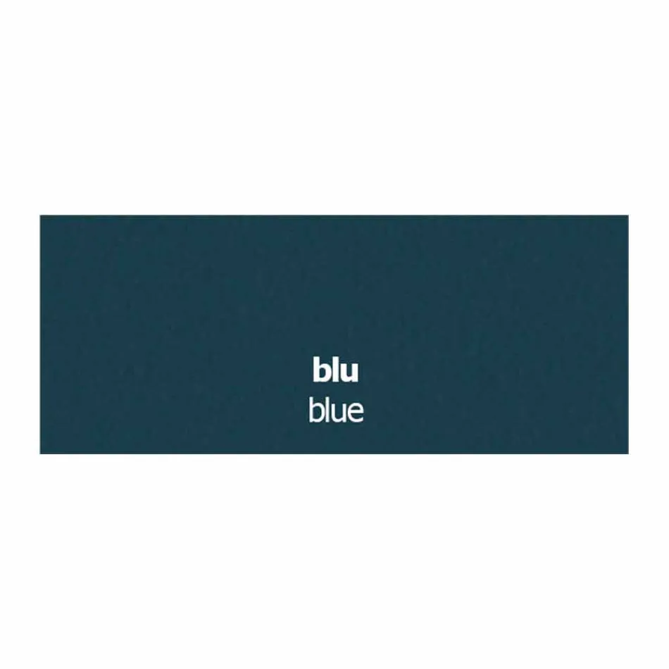 Cadeira estofada de couro com estrutura de metal Made in Italy, 2 peças - zinco Viadurini