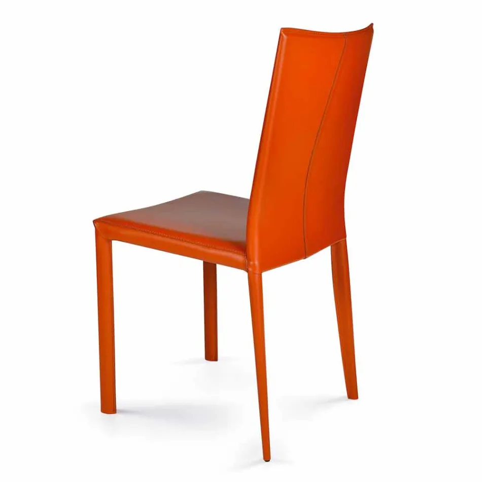 Cadeira de sala de jantar de design moderno, H88,5cm, África, fabricada na Itália Viadurini