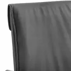 Design de cadeira de sala de jantar em couro ecológico Bessie XL, made in Italy Viadurini