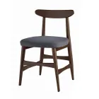 Cadeira de sala de jantar estofada em madeira maciça Made in Italy - Salicornia Viadurini