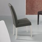 Cadeira Sala de Jantar em Ecoleather e Madeira Made in Italy 2 Peças - Altera Viadurini