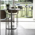 Cadeira Sala de Jantar em Madeira e Metal Made in Italy 2 Peças - Saffia Viadurini