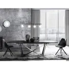 Cadeira Sala de Jantar em Couro Sintético e Polipropileno 4 Peças - Shakira Viadurini