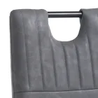 Cadeira da sala de jantar em couro sintético envelhecido 4 peças - Cassandra Viadurini