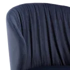 Cadeira para Sala de Jantar em Tecido Elegante Design Moderno - Reginaldo Viadurini