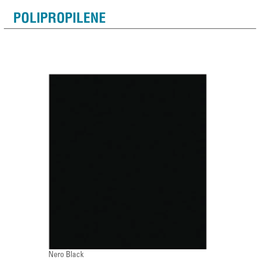 Cadeira de sala de estar em madeira e polipropileno Made in Italy, 4 peças - Marbella Viadurini