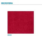 Cadeira de sala de metal e assento de microfibra feito na Itália, 2 peças - Fabiola Viadurini