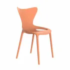 Cadeiras de jardim empilháveis de design em polipropileno 4 peças - Love by Vondom Viadurini