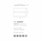 Apliques Selene Art & Light com painéis texturizados artesanais Viadurini