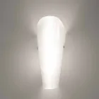 Selene Bloom luz de parede artesanal de vidro na Itália 12x11 A 28 cm Viadurini