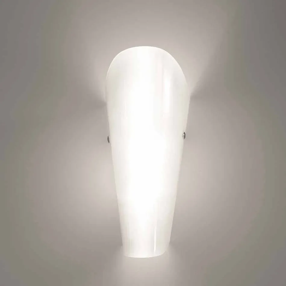 Selene Bloom luz de parede artesanal de vidro na Itália 12x11 A 28 cm Viadurini