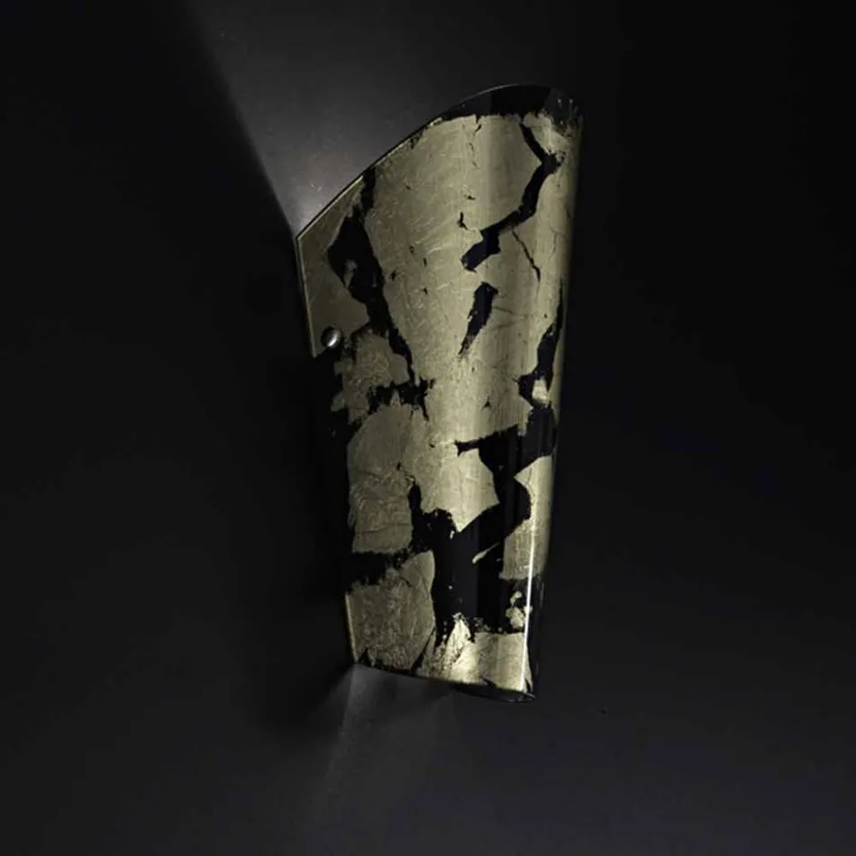 Selene Bloom luz de parede artesanal de vidro na Itália 12x11 H28cm Viadurini