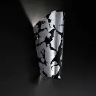 Selene Bloom luz de parede artesanal de vidro na Itália 12x11 H28cm Viadurini