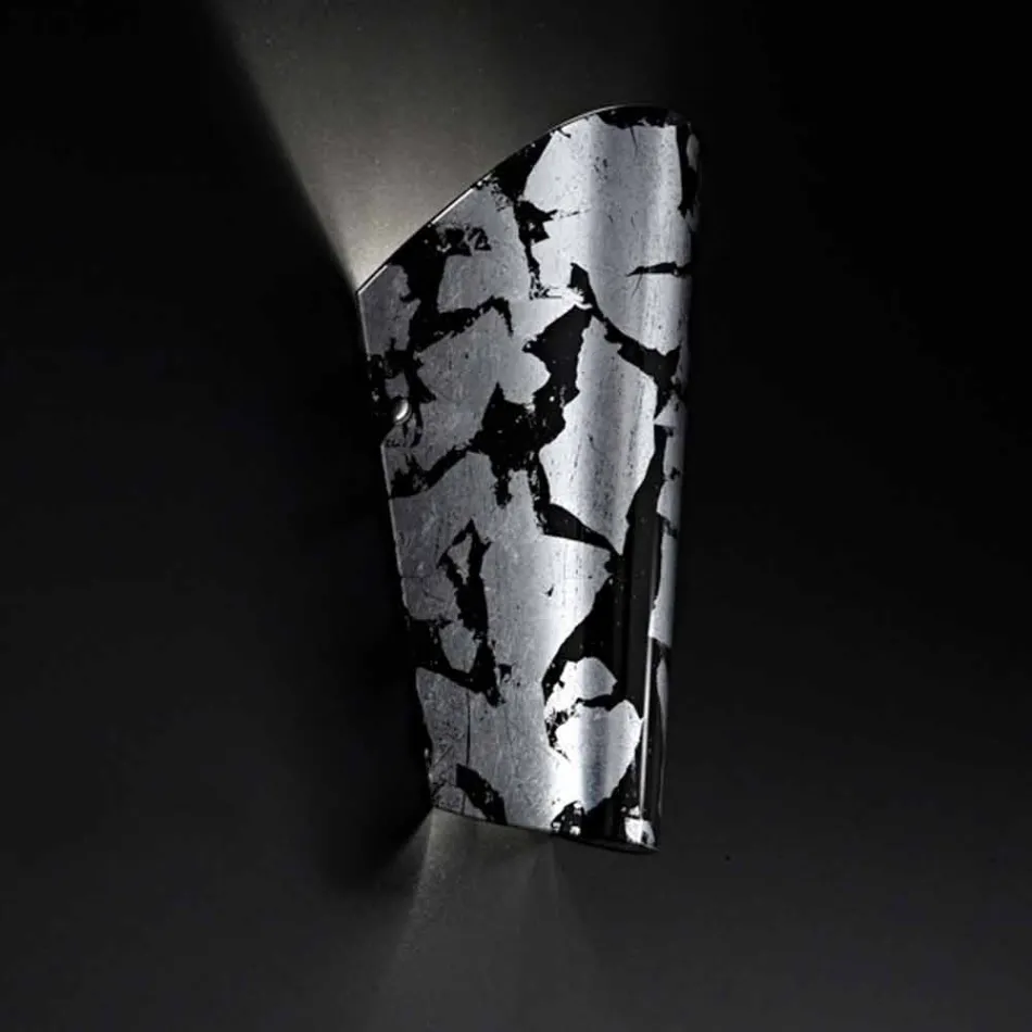 Selene Bloom luz de parede artesanal de vidro na Itália 12x11 H28cm Viadurini