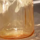 Candeeiro de mesa Selene Bossa Nova Ø10 H 26cm em vidro âmbar soprado Viadurini