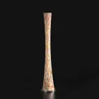 Selene Luminária de pé de vidro soprado de ampulheta Ø36 H175cm Viadurini