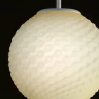 Selene Domino lustre de vidro soprado artesanal Ø27 H 27 / 140cm Viadurini