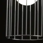 Luminária pendente de vidro soprado Selene Kluvì Ø19 H 27 / 150cm Viadurini