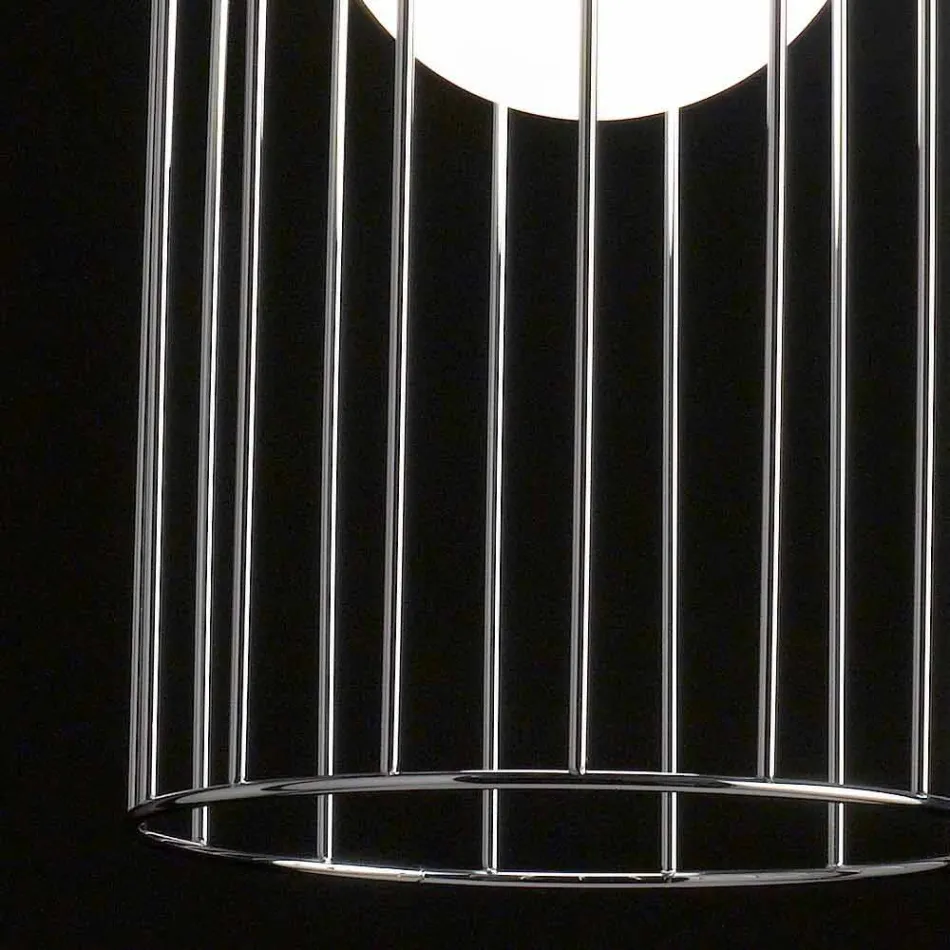 Luminária pendente de vidro soprado Selene Kluvì Ø19 H 27 / 150cm Viadurini