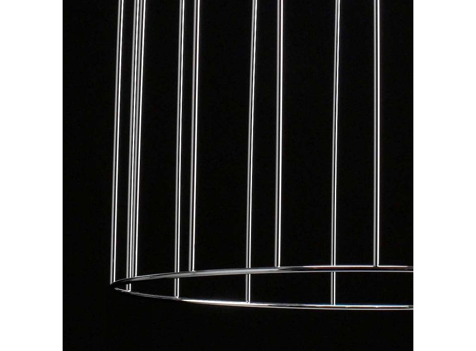 Luminária pendente de vidro soprado Selene Kluvì Ø33 H 41/150 cm Viadurini