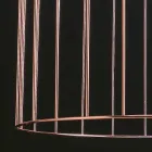 Luminária pendente de vidro soprado Selene Kluvì Ø54 H 70 / 200cm Viadurini