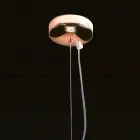 Luminária pendente de vidro soprado Selene Kluvì Ø54 H 70 / 200cm Viadurini