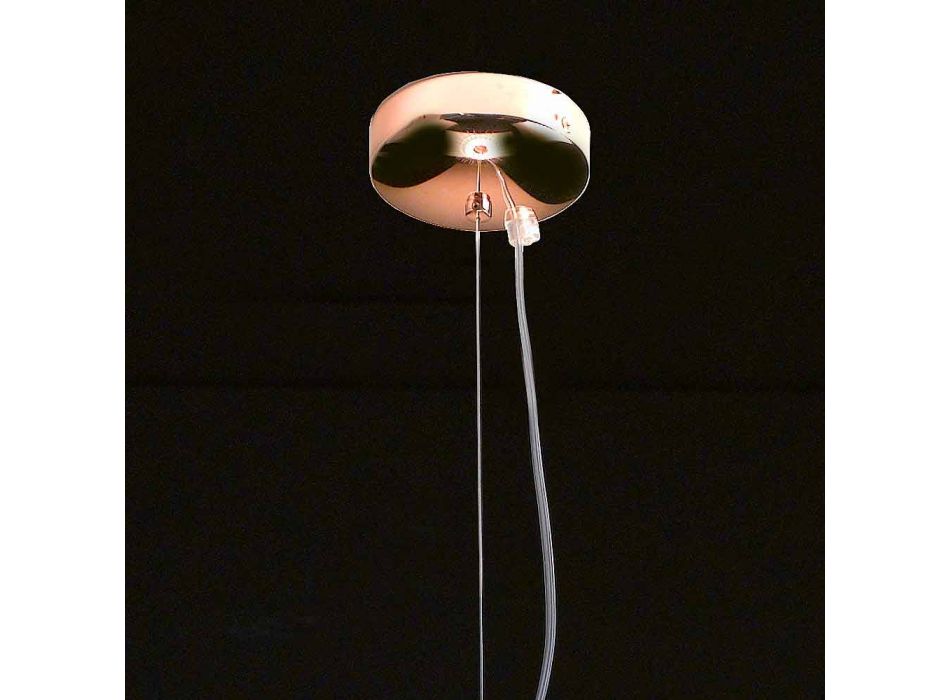 Luminária pendente de vidro soprado Selene Kluvì Ø54 H 70 / 200cm Viadurini