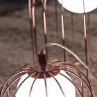 Selene Kluvì vidro soprado e lâmpada de metal Ø19 H 27cm Viadurini