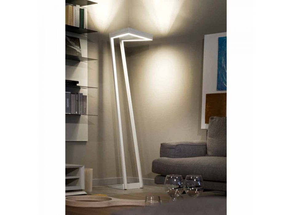 Selene My Way lâmpada de assoalho LED branco 40x40 H180cm, fabricada na Itália Viadurini