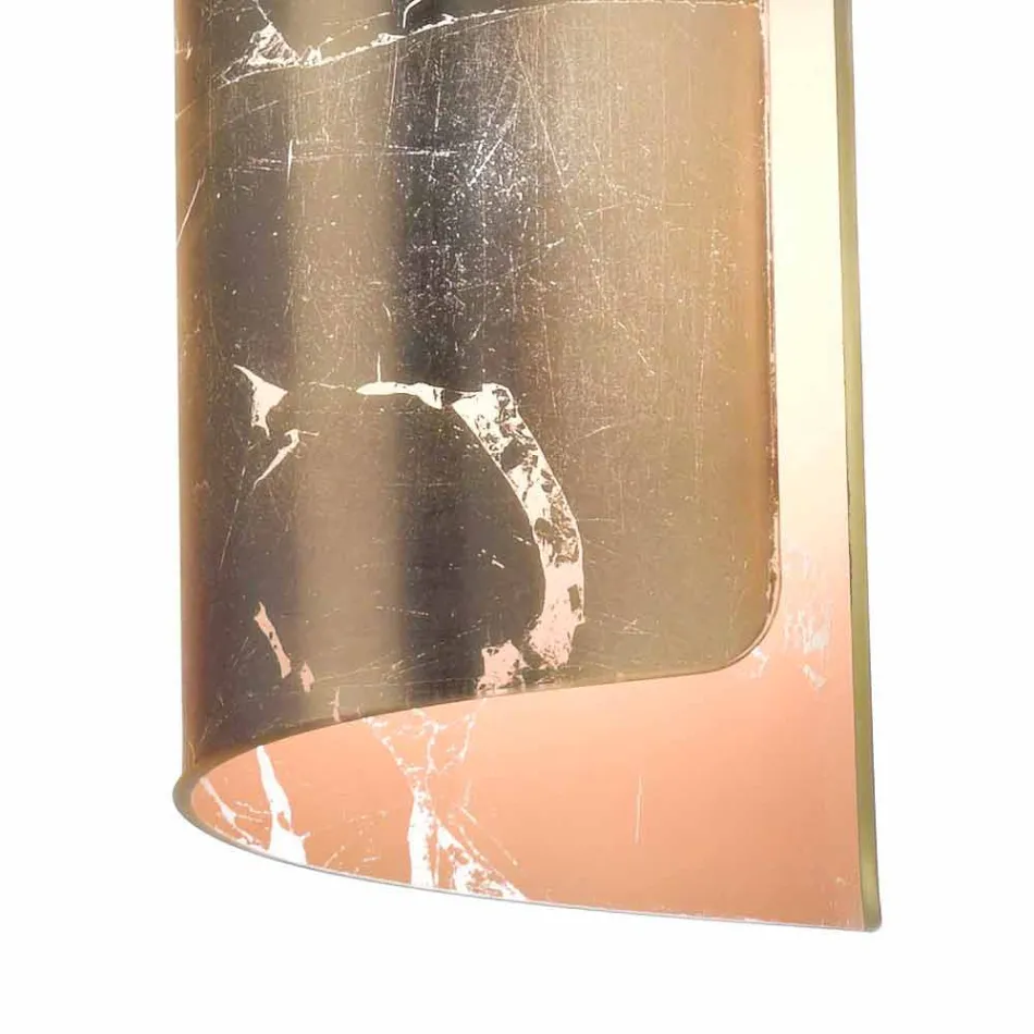 Candeeiro pingente moderno Selene Papiro em cristal Ø15 H 125cm Viadurini