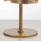 Candeeiro de mesa design Selene Papiro em cristal Ø15 H38cm Viadurini