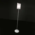 Luminária de pé design Selene Papiro em cristal Ø15 H 180cm Viadurini