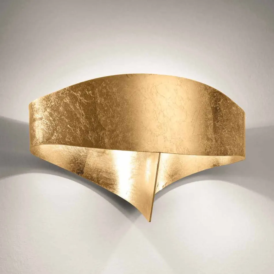 Lâmpada de parede moderna Selene Scudo made in Italy 29x15xH16 cm Viadurini