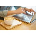 Conjunto de 18 xícaras de chá com açucareiro e bandeja de porcelana - Lucerna Viadurini