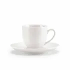 Conjunto de 18 xícaras de chá com açucareiro e bandeja de porcelana - Lucerna Viadurini