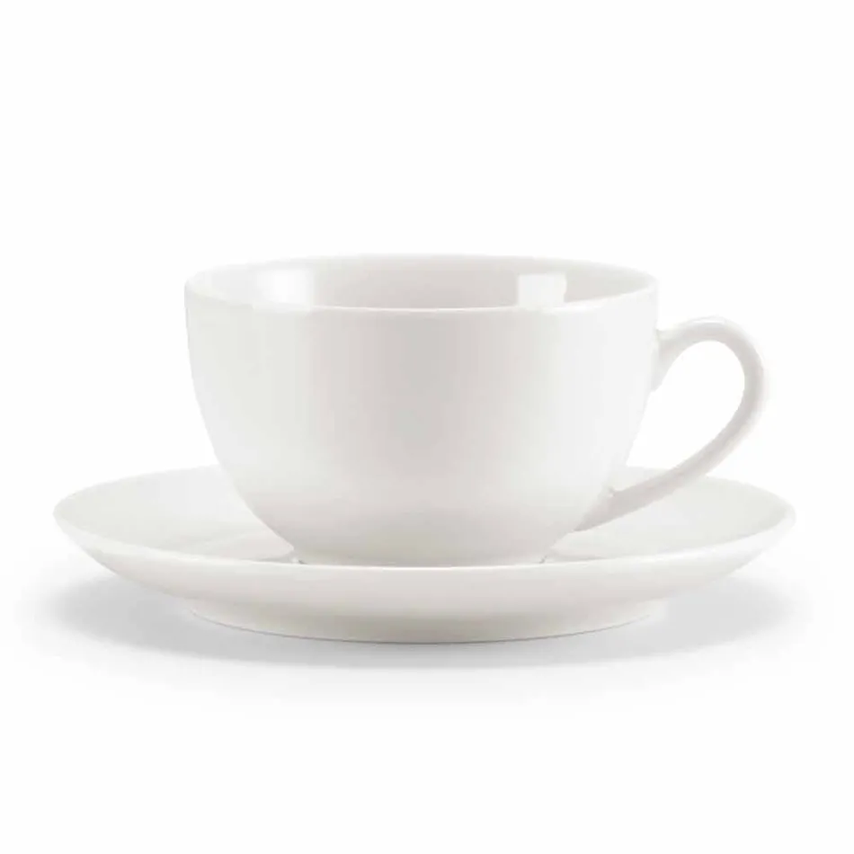 Conjunto de 18 xícaras de chá com açucareiro e bandeja de porcelana - Lucerna Viadurini