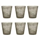 Conjunto de 6 Copos de Vidro Colorido com Design Moderno - Pumba Viadurini