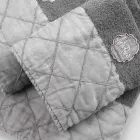 Serviço de toalhas de rosto e convidados e toalha felpuda com decoração de luxo - Hassim Viadurini